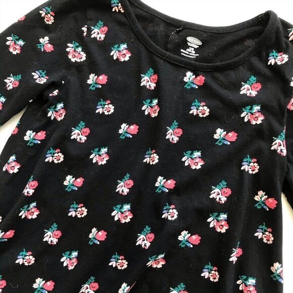 Old Navy floral print swing dress EUC LG(10-12Y) - Picture 2 of 4